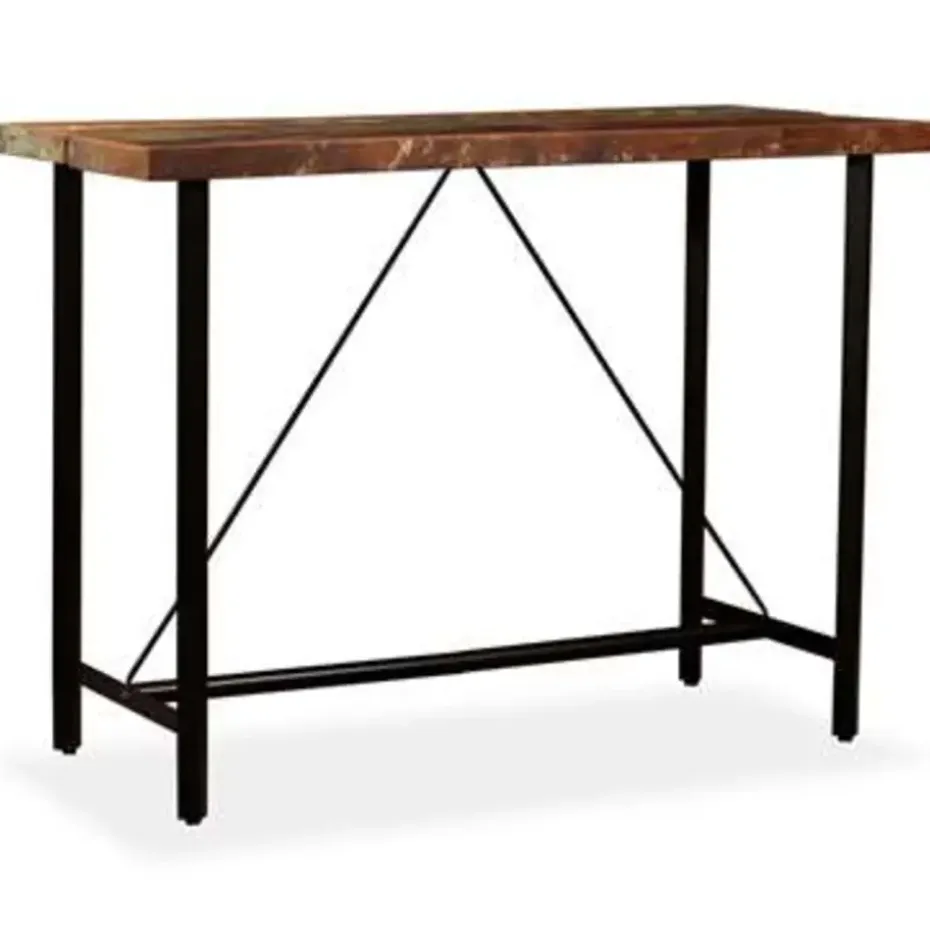 vidaXL - Bartafel - Bruin - Hout - 150 x 70 x 107 cm