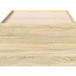 vidaXL - Bed met lades - Bruin - Hout - 90 x 200 cm - Zonder matras