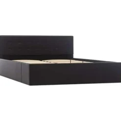 vidaXL - Bed met opbergruimte - Hydraulisch - Zwart - Kunstleer - 140x200 cm