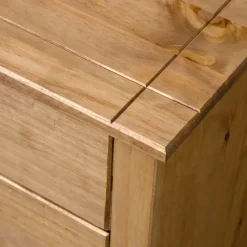 vidaXL - Bijzetkast - Bruin - Grenenhout