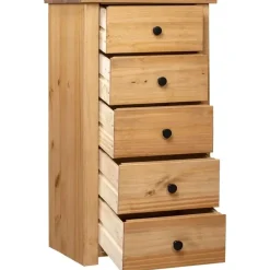 vidaXL - Bijzetkast - Bruin - Grenenhout