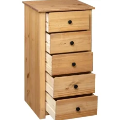 vidaXL - Bijzetkast - Bruin - Grenenhout