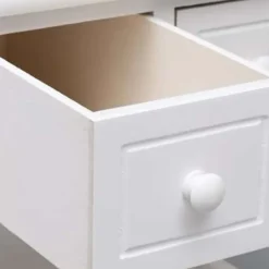 vidaXL - Bijzettafel - Wit - Hout