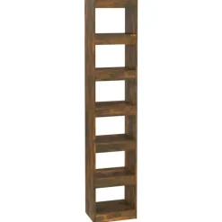 vidaXL - Boekenkast - Bruin - Bewerkt hout