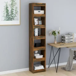 vidaXL - Boekenkast - Bruin - Bewerkt hout