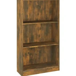 vidaXL - Boekenkast - Bruin - Bewerkt hout - 60 x 24 x 109 cm