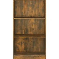vidaXL - Boekenkast - Bruin - Bewerkt hout - 60 x 24 x 109 cm