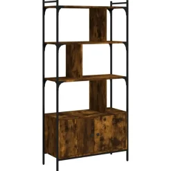 vidaXL - Boekenkast - Bruin - Bewerkt hout