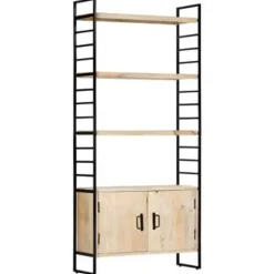 vidaXL - Boekenkast - Bruin - Hout