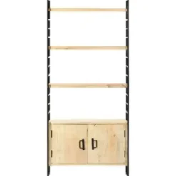 vidaXL - Boekenkast - Bruin - Hout