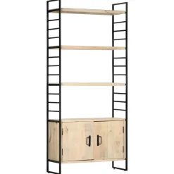 vidaXL - Boekenkast - Bruin - Hout