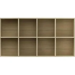 vidaXL - Boekenkast - Bruin - Bewerkt hout