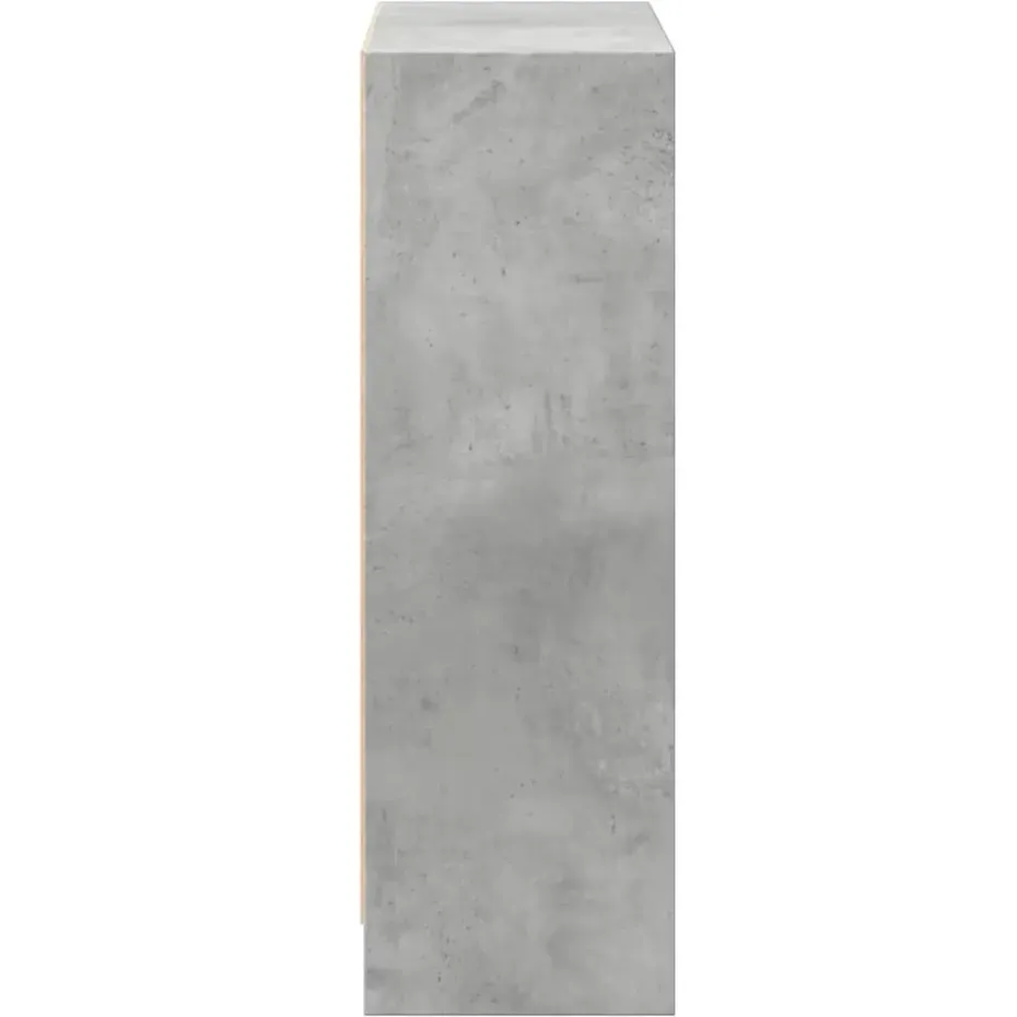 vidaXL - Boekenkast - Grijs - Bewerkt hout