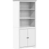 vidaXL - Boekenkast - Wit - Grenenhout