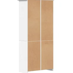 vidaXL - Boekenkast - Wit - Grenenhout