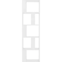 vidaXL - Boekenkast - Wit - Bewerkt hout