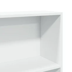 vidaXL - Boekenkast met 5 vakken voor kantoor - Wit - Hout - 80x30x189 cm