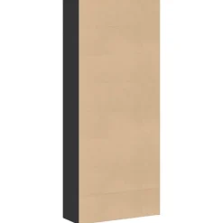 vidaXL - Boekenkast met 5 vakken voor kantoor - Zwart - Hout - 80x30x189 cm