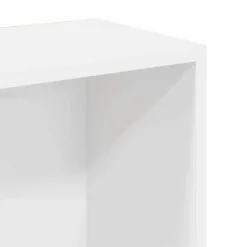 vidaXL - Boekenkast met 3 vakken - Wit - Bewerkt hout - 80x24x109 cm