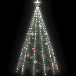 vidaXL - Boomverlichting - Wit - PVC - 500 cm