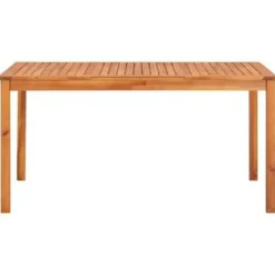 vidaXL - Buiten Eettafel - Bruin - Hout - 150 x 90 x 74 cm