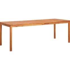 vidaXL - Buiten Eettafel - Bruin - Hout - 215 x 90 x 74 cm