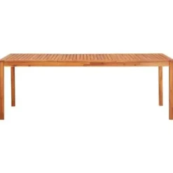 vidaXL - Buiten Eettafel - Bruin - Hout - 215 x 90 x 74 cm