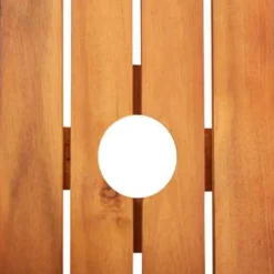 vidaXL - Buiten Eettafel - Bruin - Hout - 215 x 90 x 74 cm