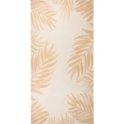 vidaXL - Buitenkleed - Geel - Kunststof - 100 x 200 cm