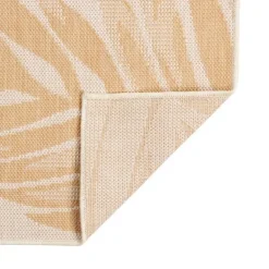 vidaXL - Buitenkleed - Geel - Kunststof - 100 x 200 cm