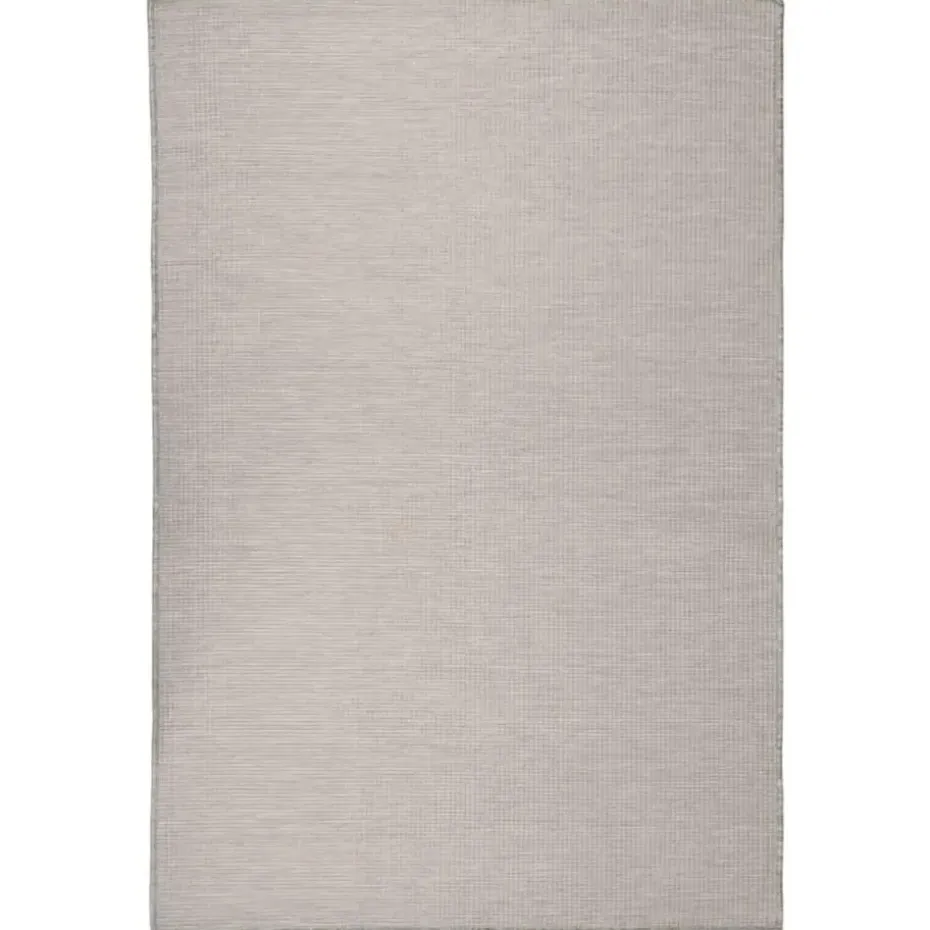 vidaXL - Buitenkleed - Grijs - Kunststof