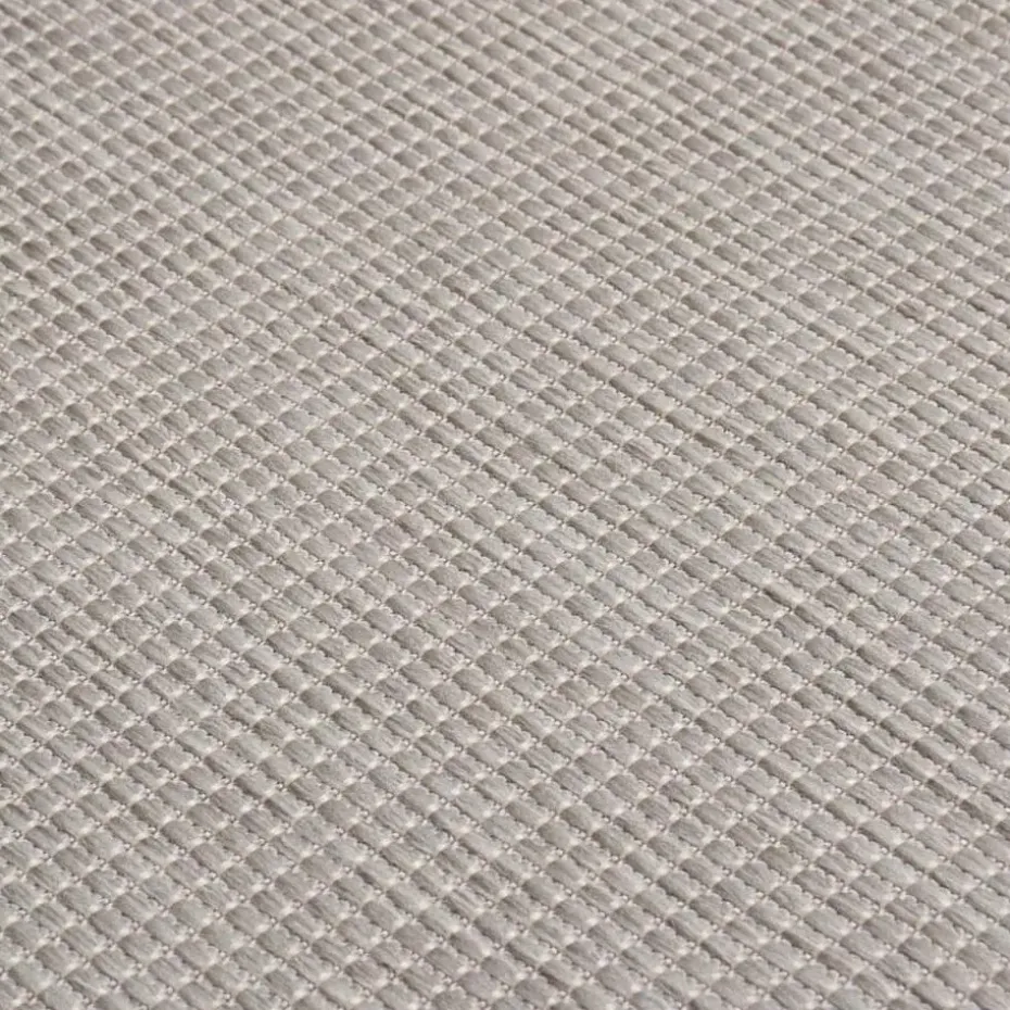 vidaXL - Buitenkleed - Grijs - Kunststof