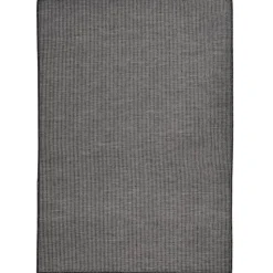 vidaXL - Buitenkleed - Grijs - Kunststof - 140 x 200 cm