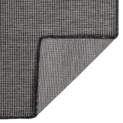 vidaXL - Buitenkleed - Grijs - Kunststof - 140 x 200 cm