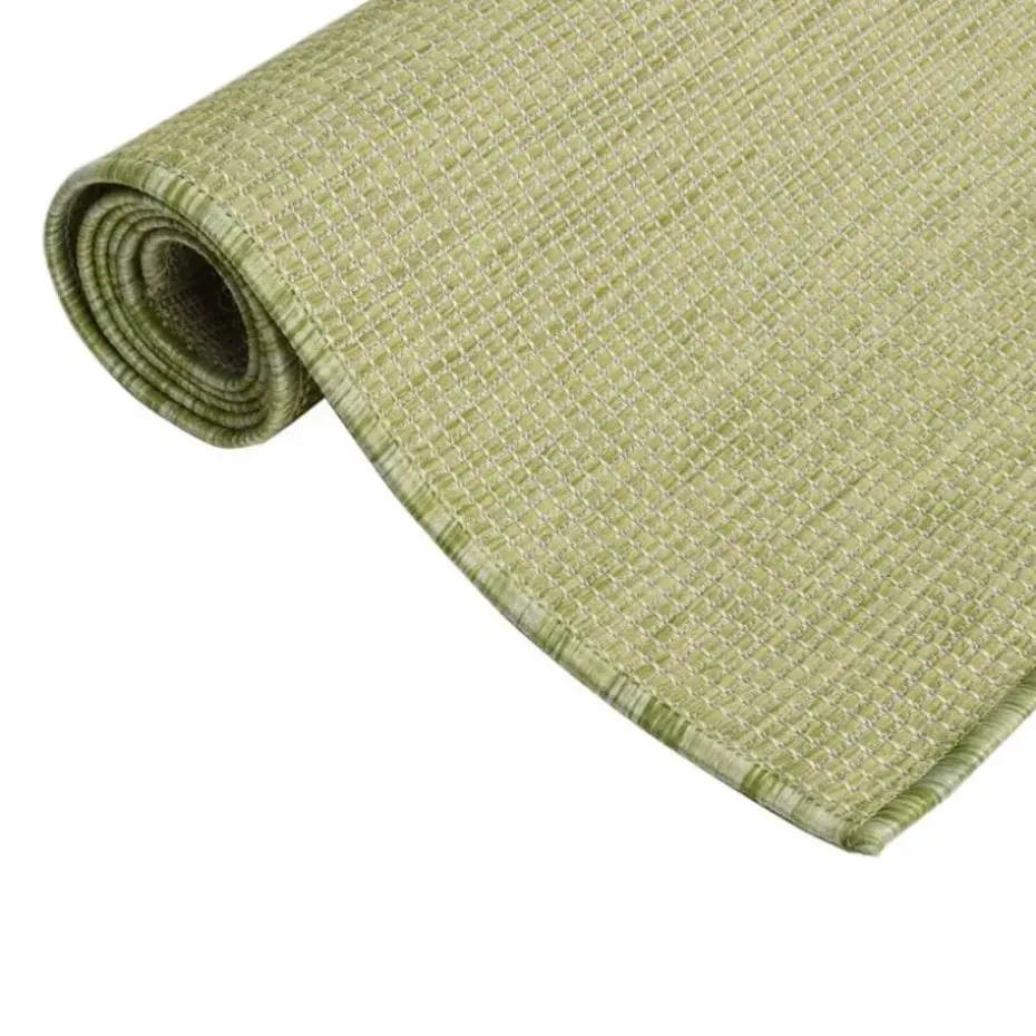 vidaXL - Buitenkleed - Groen - Kunststof - 200 x 280 cm