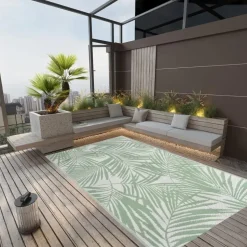 vidaXL - Buitenkleed - Groen - Polypropyleen - 140 x 200 cm