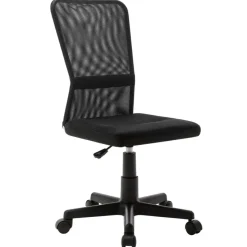 vidaXL - Bureaustoel - Zwart - Gaas