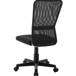 vidaXL - Bureaustoel - Zwart - Gaas