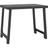 vidaXL - Campingtafel - Antracietkleurig - Polypropyleen - 79x56x64 cm