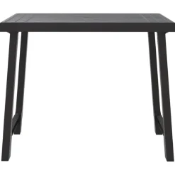 vidaXL - Campingtafel - Antracietkleurig - Polypropyleen - 79x56x64 cm