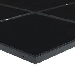 vidaXL - 7-delige Tuinset - Inklapbaar - Zwart - PE rattan - 165x107 cm