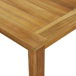 vidaXL - 5-delige Tuinset met wit kussens - Zwart poly rattan - 85x85 cm tafel