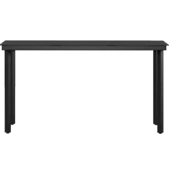 vidaXL - 7-delige Tuinset met kussens - Grijs en zwart - PE rattan - 140x70 cm