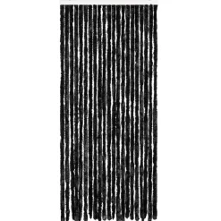 vidaXL - Deurgordijn - Antraciet - Polypropyleen - 90 x 200 cm