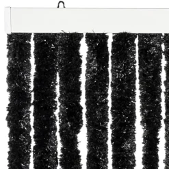 vidaXL - Deurgordijn - Antraciet - Polypropyleen - 90 x 200 cm