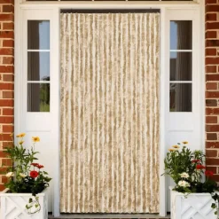 vidaXL - Deurgordijn - Beige - Polypropyleen - 90 x 200 cm