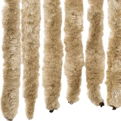 vidaXL - Deurgordijn - Beige - Polypropyleen - 90 x 200 cm