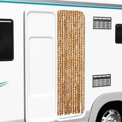 vidaXL - Deurgordijn - Geel - Polypropyleen