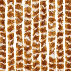 vidaXL - Deurgordijn - Geel - Polypropyleen - 90 x 220 cm