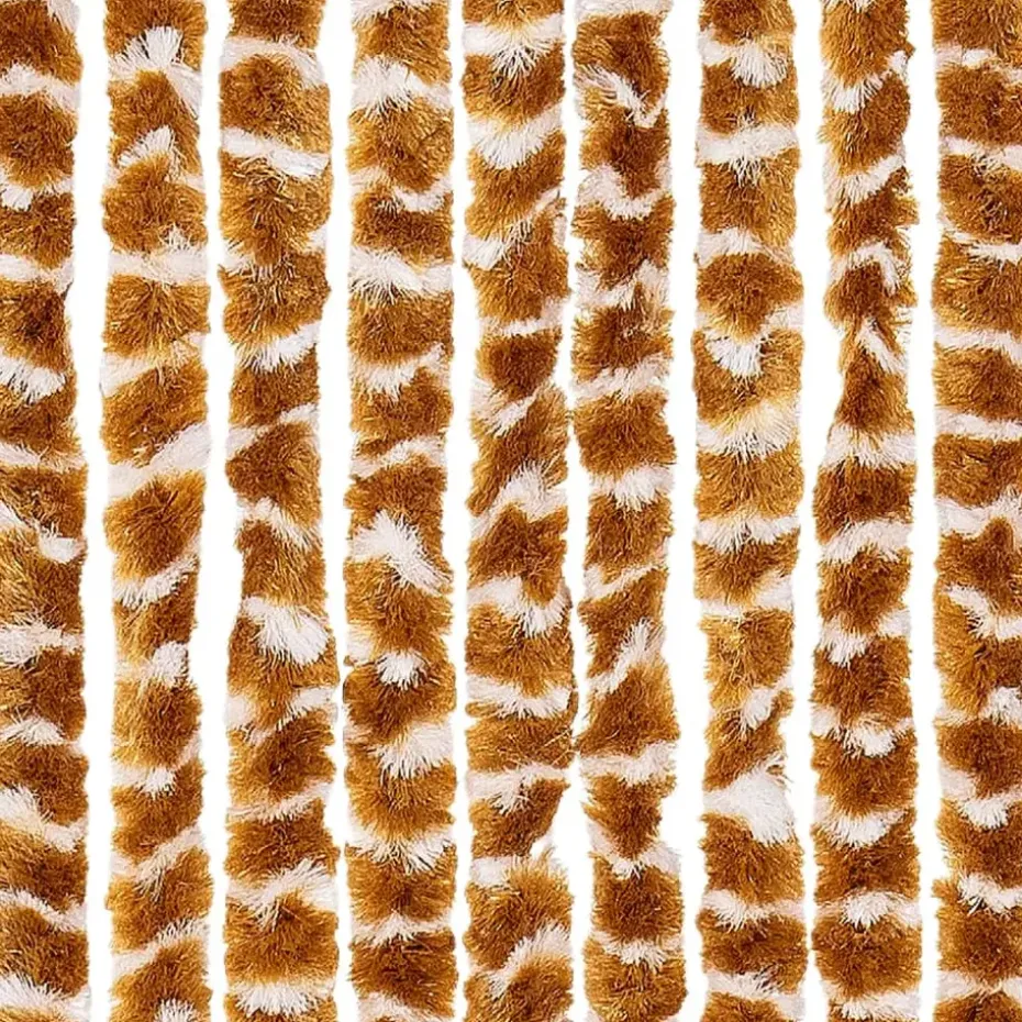 vidaXL - Deurgordijn - Geel - Polypropyleen - 90 x 220 cm